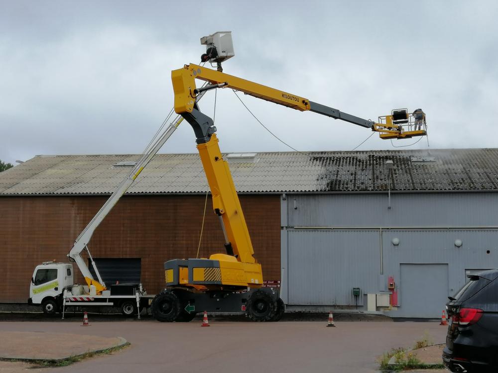peinture-toit-camion-telescopique